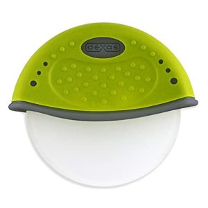 Effortless Slicing with Dexas One-Handed Rolling Pizza Cutter - Green