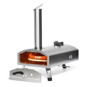 Rapid Heat Outdoor Pizza Oven with Rotating Stone