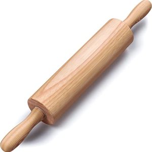 Premium Hard Oak Wood Rolling Pin for All Baking