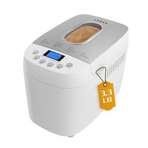 15-in-1 Bread Maker Machine with 3.3LB Capacity