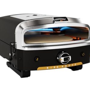 16 Propane Gas Outdoor Pizza Oven with Rotating Cooking Stone