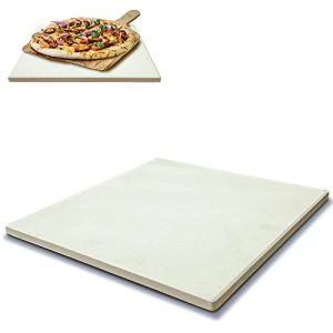 Crisp Crust Perfection: 12-Inch Square Ceramic Pizza