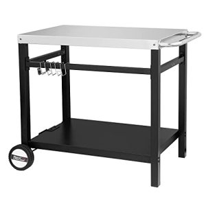 Royal Gourmet Stainless Steel Dining Cart Table