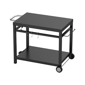 Double-Shelf Stainless Steel Kitchen Work Table Cart