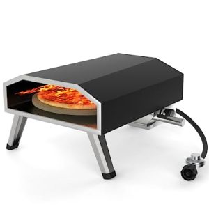 16" Gas Outdoor Pizza Oven: Automatic Rotating