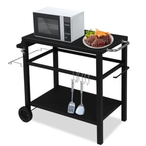 Table Oven Pizza Stand with Ample Storage Space