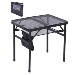 Adjustable Height Outdoor C Table: Portable