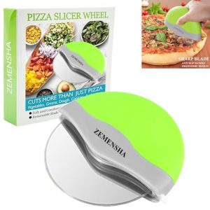 Sharp Stainless Steel Pizza Cutter with Protective
