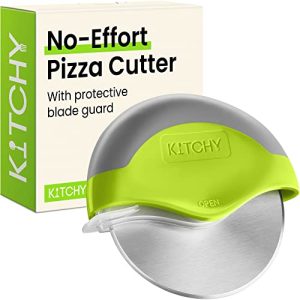 Pizza Cutter Wheel for Clean Slices - Ergonomic