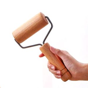 Durable Stainless Steel Rolling Pin with Roller Design