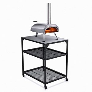 Stylish Modular Pizza Oven Table - Enhance