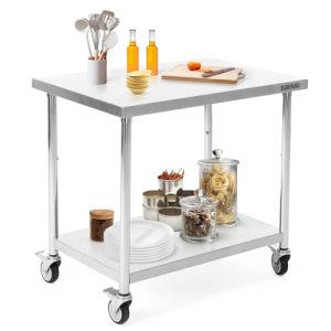 Commercial Stainless Steel Work Table 36 x 24 Inches