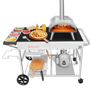 Ooni Pizza Oven Table with Pizza Topping Station