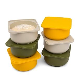 Silicone Pizza Dough Proofing Containers Set of 6