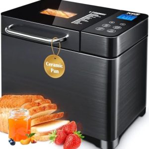 Bread Maker - 17-in-1 Stainless Steel Bread Machine