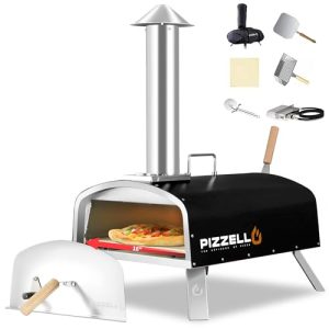 Pizzello Forte Gas Pizza Oven: 16" Dual-Fuel Propane & Wood Fired Pizza Maker with Carry Bag