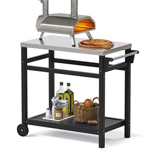 Premium Stainless Steel Outdoor Prep Cart Dining