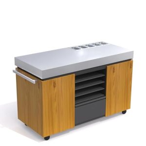 Pizza Oven Station - All-In-One Prep Cart