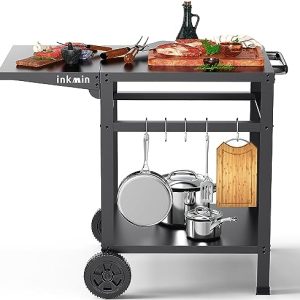 Stainless Steel Pizza Oven Cart Table - All-Weather