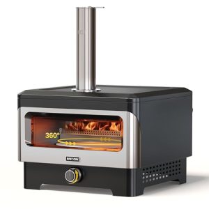 12" Outdoor Pizza Oven with Rotating Stone