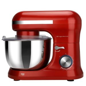 Retro Pizza DOUGH Electric Stand Mixer: Hands-Free Mixing