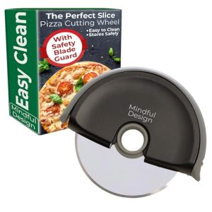 Mindful Design Protective Blade Pizza Cutter Wheel