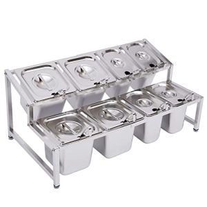 Expandable Stainless Steel Spice Rack Organizer