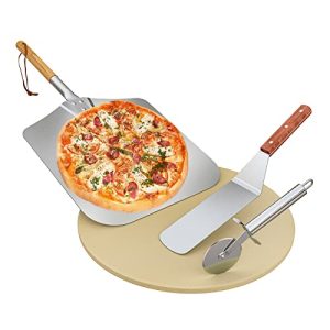 Ultimate Pizza Making Set - Round Pizza Stone Kit