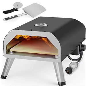 RESVIN 12 Gas Pizza Oven: Premium Stainless Steel