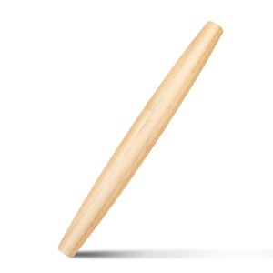 Classic Wood Rolling Pin - Natural Wooden Roller