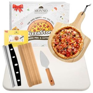 Durable 15x12 Inch Pizza Stones Set for Oven
