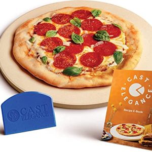 16-Inch Round Pizza Stone for Crispy Crusts