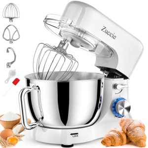 Zuccie 4.8QT Electric Stand Mixer: Powerful 380W
