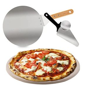 Brick Oven-Style 3pc Pizza Kit - Premium Cordierite