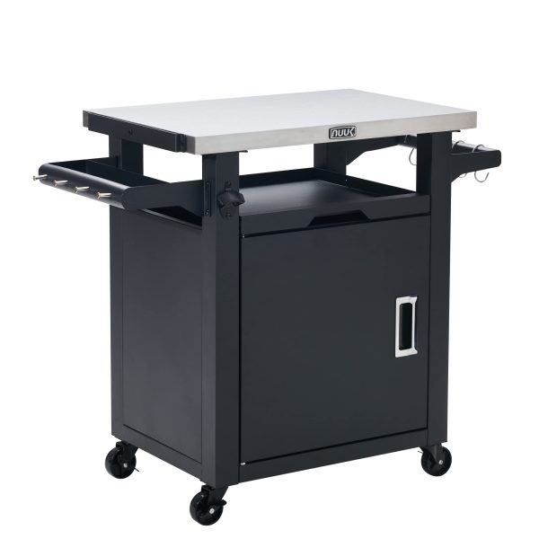 Stainless Steel Outdoor Prep Station with Ample Storage