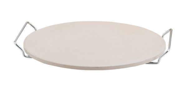 Fante's Cousin Diana’s Pizza Stone - 13" Natural Stoneware for Perfectly Crisp Pizza