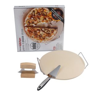 Delux Pizza Stone Set - Bake Perfect Pizzas Every