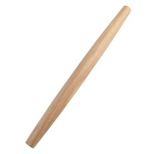 French Rolling Pin (18 Inches) - Solid Wood Dough