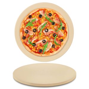 Crispify Your Creations: 12 Inch Cordierite Pizza Stone