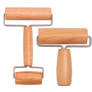 Wooden Pastry Pizza Roller Set for Easy Home Cooking