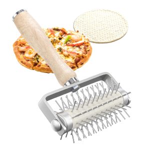 Pizza Dough Docker with Stainless Steel Spikes