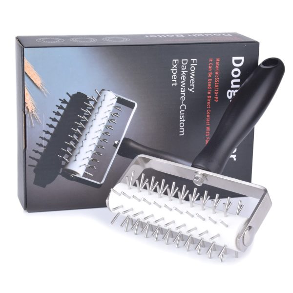 Pizza Dough Docker - Stainless Steel Spikes for Perfect Crusts, Homemade Baking Essential