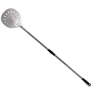 9-Inch Stainless Steel Turning Pizza Peel with Detachable 47-Inch Handle