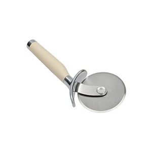 KitchenAid Pizza Cutter and Slicer - Easy Slicing Pizza Wheel for Perfect Pizza Cuts, Almond Cream