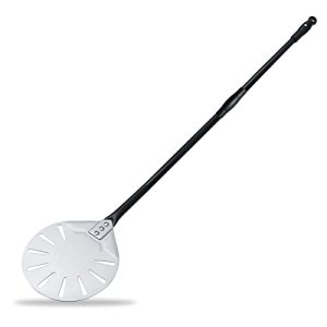 🍕 Pizza Turning Peel, 7-inch Round Aluminum Perforated Pizza Turner