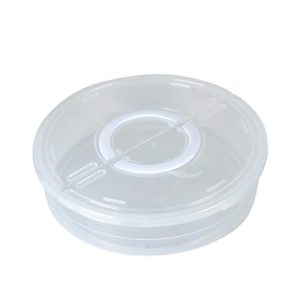 Premium Round Pie Storage Container - Secure Lid for Pizza, Pastry, and More