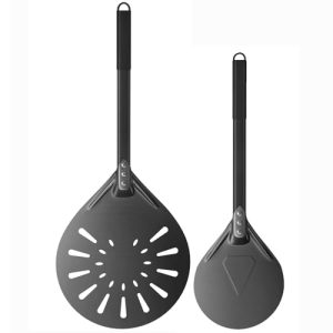 Steam-Escape Pizza Peel Duo: Perforated Pizza Turning