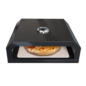 Portable Grill Top Pizza Oven with 12" Cordierite Stone 🍕