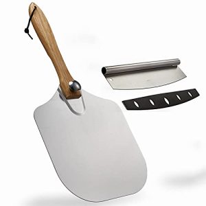 Durable Aluminum Pizza Peel with Foldable Wood