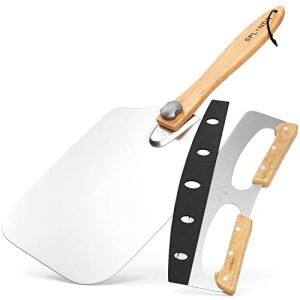 Premium Aluminum Pizza Peel and Stainless Steel